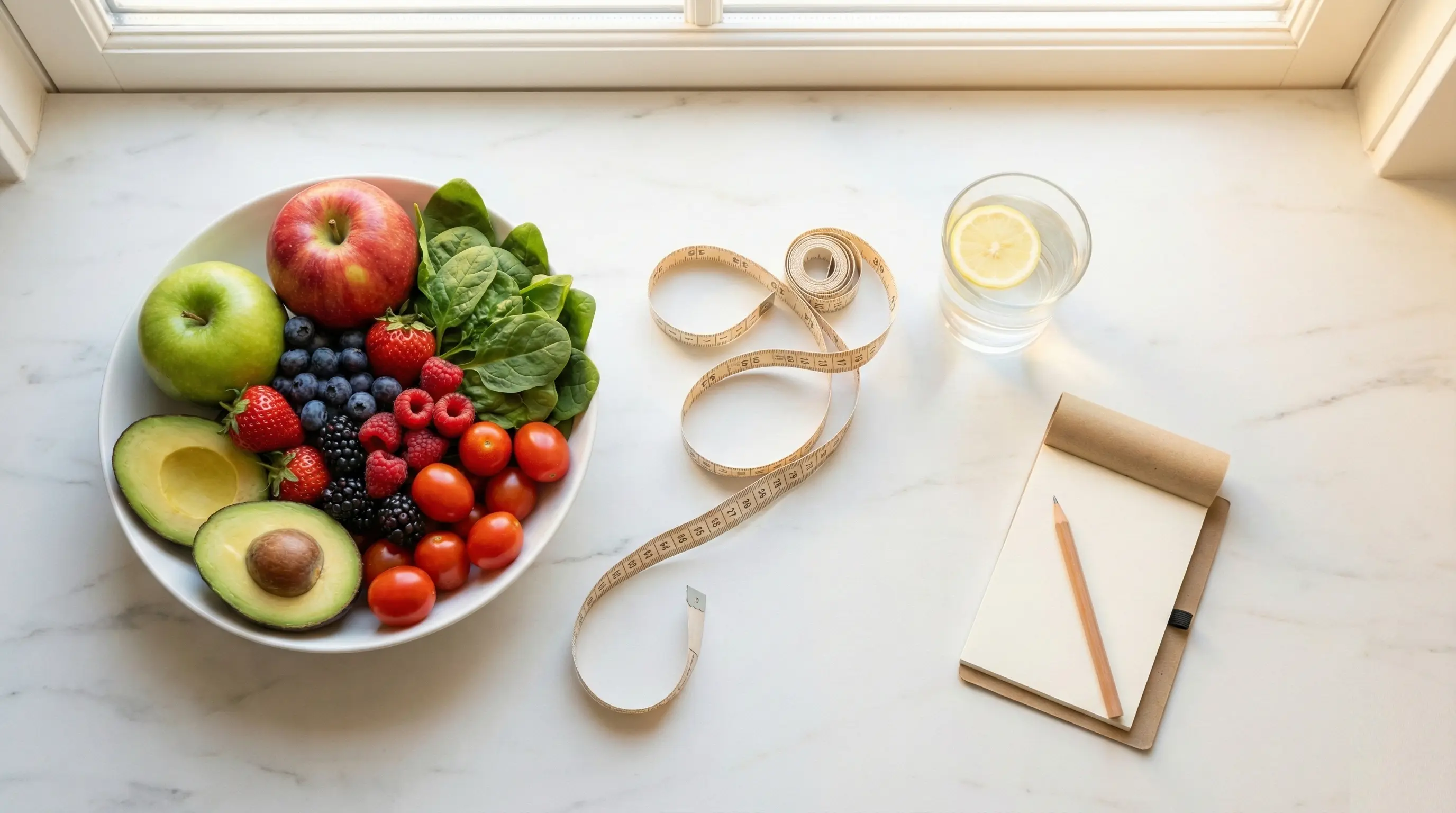 Slăbit sănătos – fructe, legume și centimetru de croitorie
